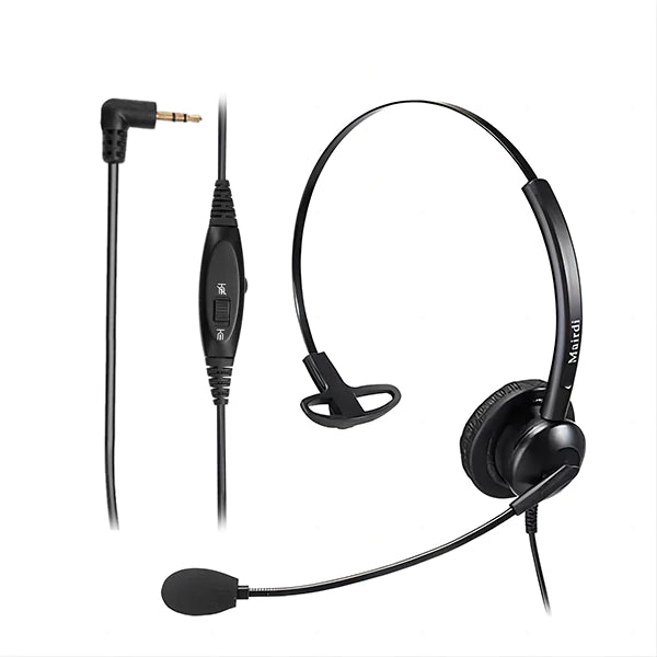 MAIRDI® M308 mono 2.5mm headset for mobile
