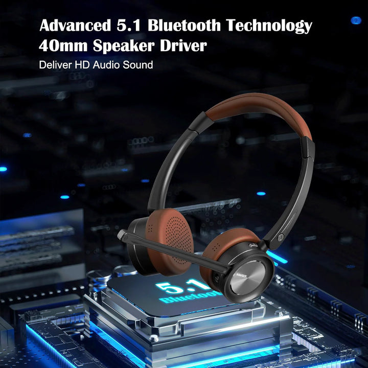 Advanced 5.1 Bluetooth Technology 40mm Speaker Driver