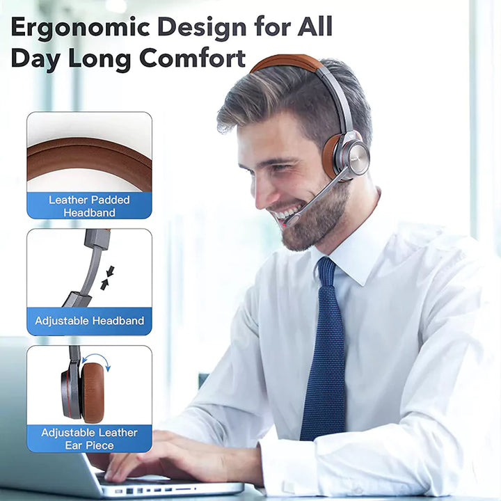 Ergonomic design for all day long comfort