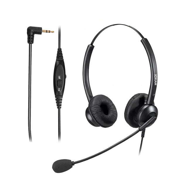 MAIRDI® M308 Dual 2.5mm Headset for Mobile