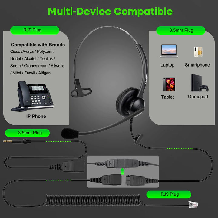 Mairdi headset multiple devices