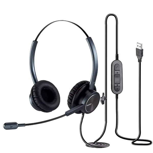 Mairdi M809DBUC USB Headset With Microphone