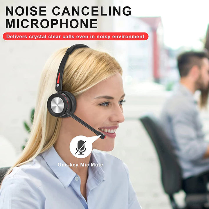 Mairdi Contact Center & Call Center headsets with noise canceling mic